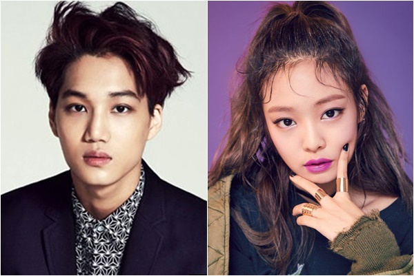 ไค(Kai) วง EXO และเจนนี่(Jennie) วง BLACKPINK