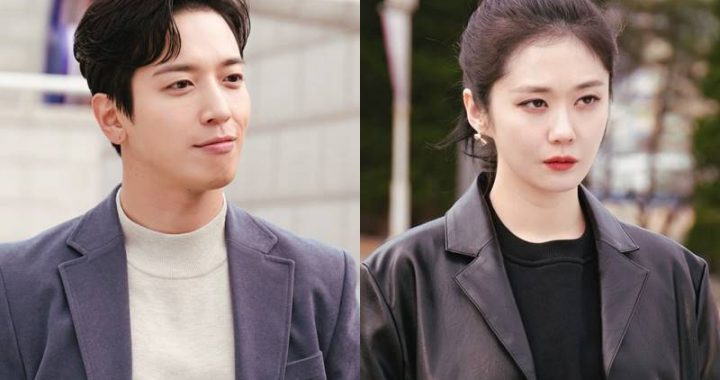 จองยงฮวา(Jung Yong Hwa) ไม่สะทกสะท้านกับการจ้องมองที่เยือกเย็นของจางนารา(Jang Nara) ใน “Sell Your Haunted House”